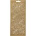 1 vel, hulst, vel 10x23 cm, goud