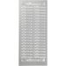 1 vel, velkommen, vel 10x23 cm, zilver