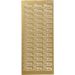 1 vel, menu, vel 10x23 cm, goud