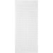 1 vel, indbydelse, vel 10x23 cm, wit