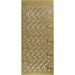 1 vel, konfirmation, vel 10x23 cm, goud