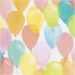 5 m/ 1 rol, Ballonnen, B: 50 cm, 80 gr, pastelkleuren