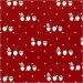 100 m/ 1 rol, Scandinavische kerstkabouter, B: 50 cm, 80 gr, rood