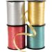 4x250 m/ 1 doos, B: 10 mm, glossy, goud, groen, rood, zilver