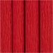 4 vel/ 1 doos, vel 25x60 cm, Crêpe-verhouding: 180%, 105 gr, rood