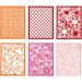 24 stuk/ 1 doos, A6, vel 104x146 mm, 200 gr, oranje, roze, rood, roze