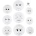 3 set/ 1 doos, d 12+15+18 cm, 300 gr, wit