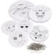 20 set/ 1 doos, d 12+15+18 cm, 300 gr, wit