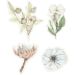 30 stuk/ 1 doos, bloemen, afm 25-60 mm