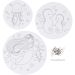 3 set/ 1 doos, d 12+15+18 cm, 300 gr