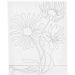 1 stuk, Grote bloemen, D: 1,6 cm, afm 24x30 cm, 360 gr