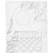 1 stuk, Zonnig balkon , D: 1,6 cm, afm 24x30 cm, 360 gr