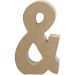 1 stuk, &, H: 19,9 cm, B: 11,5 cm, dikte 2,5 cm