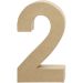 1 stuk, 2, H: 20,5 cm, B: 12 cm, dikte 2,5 cm