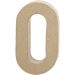 1 stuk, 0, H: 20,4 cm, B: 11,7 cm, dikte 2,5 cm