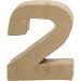 1 stuk, 2, H: 10 cm, B: 8,3 cm, dikte 1,7 cm