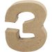 1 stuk, 3, H: 10 cm, B: 8 cm, dikte 1,7 cm
