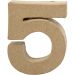 1 stuk, 5, H: 10 cm, B: 8,5 cm, dikte 1,7 cm