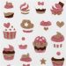 1 vel, cupcakes, vel 10x16 cm