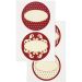4 div vellen/ 1 doos, d 6,5 cm, vel 9x14 cm