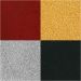 4 stuk/ 1 doos, H: 2 cm, afm 3,5x3,5 cm, goud, lime groen, kerstrood, zilver