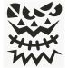 1 vel, Halloween - grote gezichten, vel 15x16,5 cm