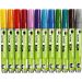 72 stuk/ 1 doos, lijndikte 2-4 mm, semi-dekkend, diverse kleuren