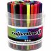 100 stuk/ 1 emmer, lijndikte 2 mm, diverse kleuren