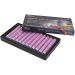 12 stuk/ 1 doos, L: 7 cm, d 11 mm, dikte 11 mm, lichtpaars