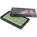 12 stuk/ 1 doos, L: 7 cm, d 11 mm, dikte 11 mm, lichtgroen