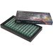 12 stuk/ 1 doos, L: 7 cm, d 11 mm, dikte 11 mm, emerald green