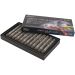 12 stuk/ 1 doos, L: 7 cm, d 11 mm, dikte 11 mm, burnt umber