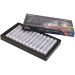 12 stuk/ 1 doos, L: 7 cm, d 11 mm, dikte 11 mm, grey metal