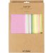 10 stuk/ 1 doos, A4, vel 210x297 mm, dikte 2 mm, pastelkleuren