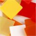 25 gr/ 1 doos, afm 10x10 mm, dikte 2 mm, rood/oranje harmonie