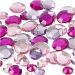 360 stuk/ 1 doos, rond, afm 6+9+12 mm, paars