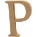 1 stuk, P, H: 13 cm, dikte 2 cm