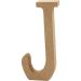 1 stuk, J, 8 cm, 1,5 cm