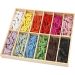 12x24 stuk/ 1 doos, L: 25 mm, B: 3 mm, diverse kleuren