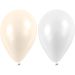 10 stuk/ 1 doos, rond, d 23 cm, wit, parelmoer