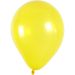 10 stuk/ 1 doos, Set met 10 ballonnen, d 23 cm, geel