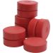 10 stuk/ 1 doos, H: 19 mm, d 57 mm, rood