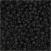 25 gr/ 1 doos, d 3 mm, afm 8/0, gatgrootte 0,6-1,0 mm, mat zwart