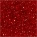 25 gr/ 1 doos, d 4 mm, afm 6/0, gatgrootte 0,9-1,2 mm, helder rood