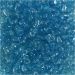 25 gr/ 1 doos, d 4 mm, afm 6/0, gatgrootte 0,9-1,2 mm, helder turquoise
