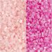 2x7 gr/ 1 doos, d 1,7 mm, afm 15/0, gatgrootte 0,5 mm, roze, transparant roze