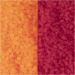 2x7 gr/ 1 doos, d 1,7 mm, afm 15/0, gatgrootte 0,5 mm, transparant oranje, transparant rood
