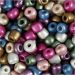 720 gr/ 1 Doosje, d 5 mm, afm 4/0, gatgrootte 1,2 mm, metallic kleuren