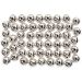 100 stuk/ 1 doos, d 5 mm, gatgrootte 0,7 mm, zilver