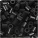 1100 stuk/ 1 doos, afm 5x5 mm, gatgrootte 2,5 mm, medium, schwarz (32220)